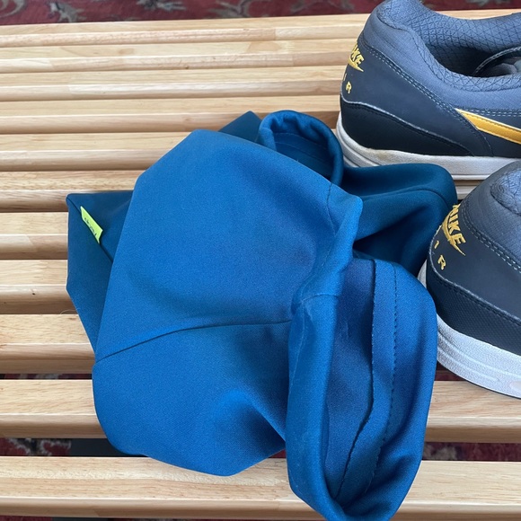 Nike Air Max 1 Essential Dark Grey Laser Orange Men Size 9.5 - Picture 5 of 5